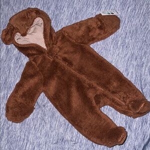 Carter's Sherpa Hooded Bear Jumpsuit